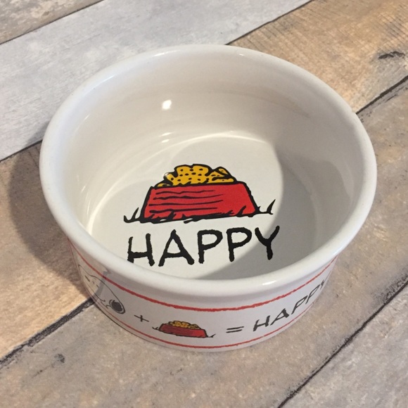 snoopy dog dish